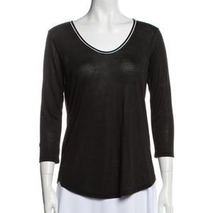 Vince scoop neck top